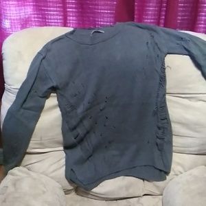 Rubbish Gray Sweater